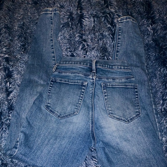 PacSun Perfect Blue Super High Waisted Jeggings - Picture 3 of 5